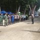 Personel Satpolairud Polresta Banyuwangi Lakukan Pengamanan Gandrung Surf 2025