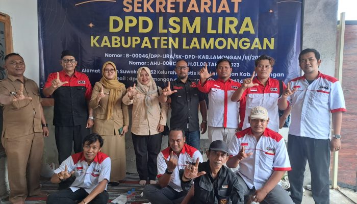 Bupati DPD LSM LIRA Tegaskan LSM LIRA di Lamongan Hanya Ada Satu