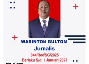 Turut Berduka Cita Atas Meninggalnya Wartawan Suara Global Wasinton Gultom