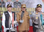 Apel Gelar Pasukan Operasi Ketupat Semeru 2026 Digelar di Alun-Alun Lamongan, Siap Amankan Mudik dan Idul Fitri