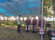 Personel Satpolairud Rest Banyuwangi Turun Langsung Untuk Lakukan Pengamanan Ketat Untuk Kelancaran Hari Nyepi