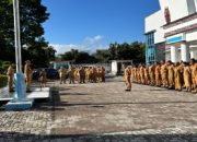 Bupati Tapanuli Utara Pimpin Apel Gabungan Tekankan Integritas Menghadapi Libur Panjang