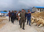 Bupati Tapanuli Utara Tinjau Hunian Sementara Desa Sibalanga Serta Siapkan Lahan Di Desa Pagaran Lambung I Mencapai Akselerasi Pemulihan Pasca Bencana