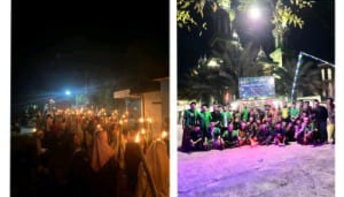 Malam Seribu Obor Warnai Takbir Keliling Desa Jugo
