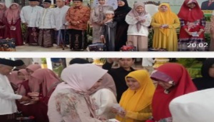 Dalam Acara Santunan Kepada Anak Yatim Piatu Bersama Wabup Sidoarjo, KH Said Aqil Siradj Ingatkan Pentingnya Seorang Pemimpin Menjaga Amanah