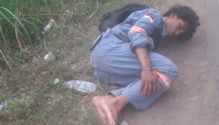 Seorang Karyawan Tersenggol Mobil Pemudik Lebaran di Balam Duri KM 12