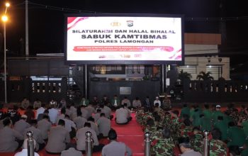 Polres Lamongan Gelar Silaturahmi dan Halal Bihalal “Sabuk Kamtibmas”, Pererat Sinergi dengan Masyarakat