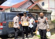 Polres Lubuk Linggau Salurkan Bantuan Untuk Driver Ojol Korban Kecelakaan