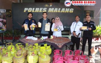Polres Malang Bongkar Sindikat Pengoplos LPG Bersubsidi di Kepanjen