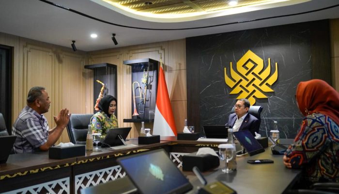 Rahmat Muhajirin dan Wabup Mimik Bahas Pelestarian Budaya Sidoarjo Dengan Menteri Kebudayaan RI