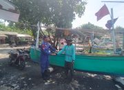 Bripka Romi Eka Menghimbau Kepada Para Nelayan Untuk Selalu Perhatikan Cuaca  