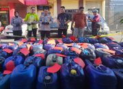 Tujuh Tersangka Penyalahgunaan BBM Diamankan Polres Probolinggo