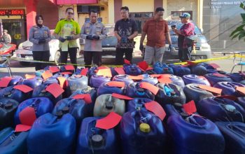 Tujuh Tersangka Penyalahgunaan BBM Diamankan Polres Probolinggo