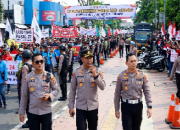 Polrestabes Surabaya Siapkan 22 Titik Kanalisasi Pelayanan Pengamanan May Day 2026