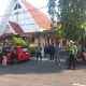 Polres Lamongan Sterilisasi dan Amankan Gereja Saat Ibadah Kenaikan Yesus Kristus