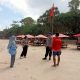 Penjagaan Pulau Merah Sangat Ketat Aipda | Wayan Wedana Turun Langsung Kepada Masyarakat Untuk Menjaga Wisatawan Jadi Aman Serta Kondusif