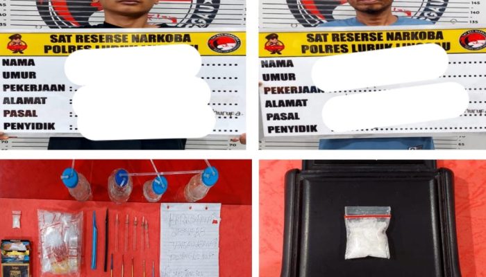 Satresnarkoba Lubuk Linggau Ringkus Dua Pelaku Satu Berperan sebagai Kamera