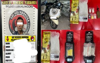 Satresnarkoba Lubuk Linggau Tangkap Kurir Sabu 1 Kilogram