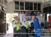 Aiptu I Gede Eka Giat Patroli Serta Berikan Himbauan Kepada Security Pertamina Untuk Selalu Mengutamakan Keselamatan