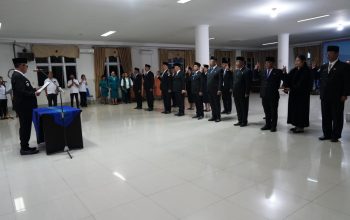 Bupati Tapanuli Utara Lantik Pejabat Eselon II Dalam Rangka Segarkan Birokrasi Sembari Memberi Deadline Satu Minggu Serahkan Program Konkret 