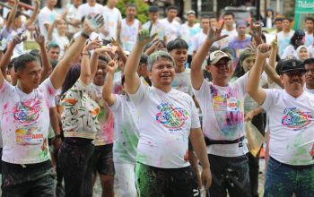 Pemerintah Kabupaten Tapanuli Utara Komit Dukung Event Pariwisata Berkelanjutan Colour Run Sukses Sedot Ratusan Peserta