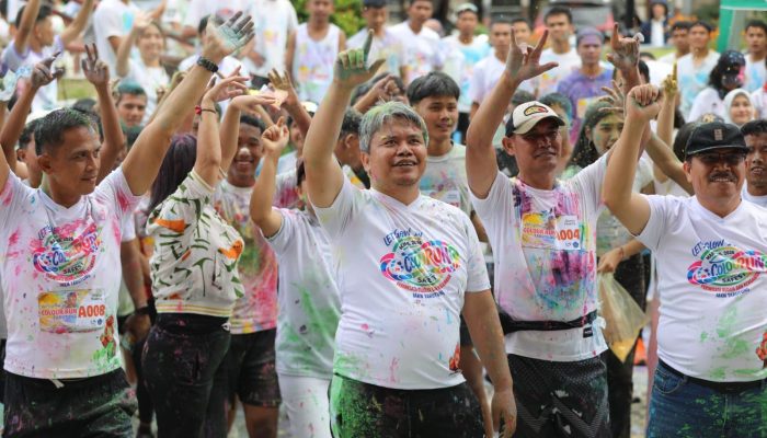 Pemerintah Kabupaten Tapanuli Utara Komit Dukung Event Pariwisata Berkelanjutan Colour Run Sukses Sedot Ratusan Peserta