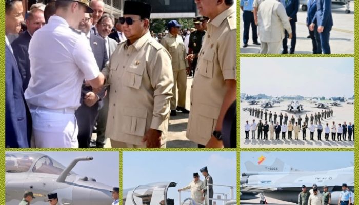Presiden Prabowo Subianto Serahkan Alutsista Kepada TNI