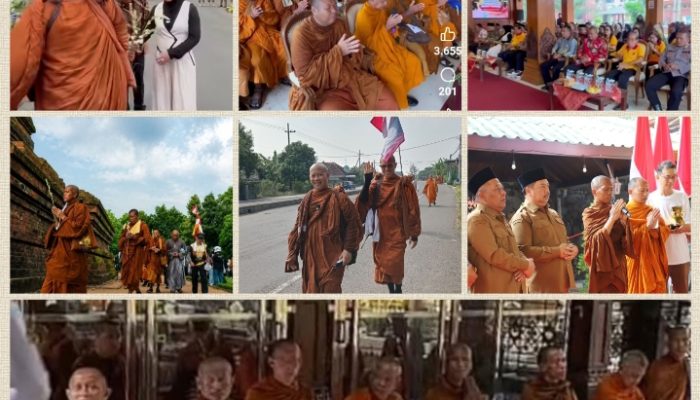 55 Bhikkhu Walk for Peace 2026 Ziarah ke Makam Gus Dur