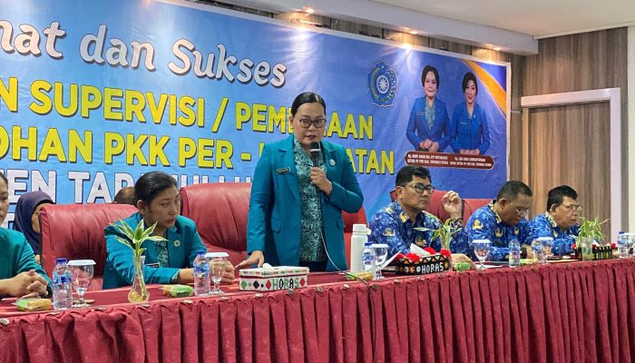 Pemerintah Kabupaten Tapanuli Utara Melaksanakan Pembinaan Supervisi Desa Percontohan Pemberdayaan Kesejahteraan Keluarga