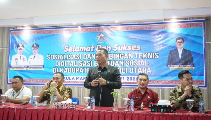 Pemerintah Kabupaten Tapanuli Utara Masuk 42 Daerah Piloting Nasional Gelar ToT Digitalisasi Bantuan Sosial Bagi 510 Agen