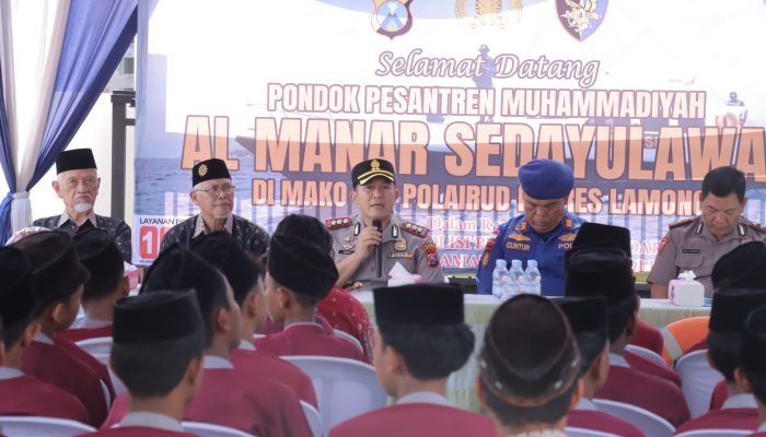 Kapolres Lamongan Giat Kunjungan Kerja ke Ponpes Al Manar Sedayu Lawas