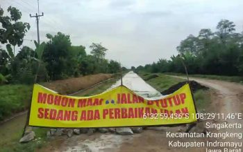 Proyek Betonisasi Jalan Kedaton Purwajaya Segmen 1 Rampung