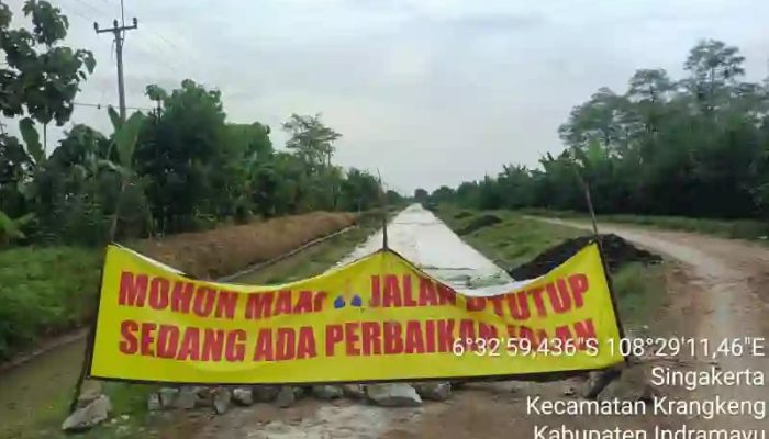 Proyek Betonisasi Jalan Kedaton Purwajaya Segmen 1 Rampung