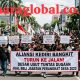 Aliansi Kediri Bangkit Turun ke Jalan Desak Usut Tuntas Dugaan Jual Beli Jabatan Perangkat Desa 2023