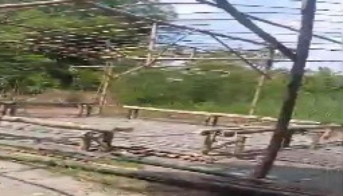 Perjudian Ditumbangkan di Enam Titik  Tapi Mengapa di DS Juwet Kunjang Justru Diduga Dibangun Permanen