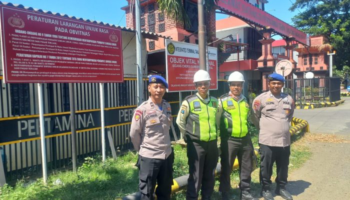 Menjaga Keamanan Di Objek Vital Nasional Personel Satpolairud Resta Banyuwangi Lakukan Ini