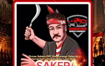 Ormas Laskar Sakera DPC Banyuwangi: Selamat Hari Lahir Pancasila