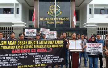 LSM AKAR Desak Kejati Jatim Buka Kartu : 3 Tersangka Kasus Korupsi Perangkat Desa Kediri 2023 Nasibnya Ke Mana