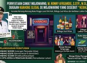 Pernyataan Camat Mojowarno M Ronny Afriandie S STP MSi Terkait Dugaan Karaoke Ilegal di Mojowarno yang Disebut “Kebal Hukum”
