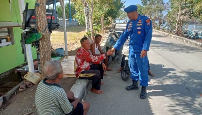 Satpolairud Resta Banyuwangi Giat Patroli Dialogis Serta Himbau Para Nelayan Grajagan Untuk Mengutamakan Keselamatan